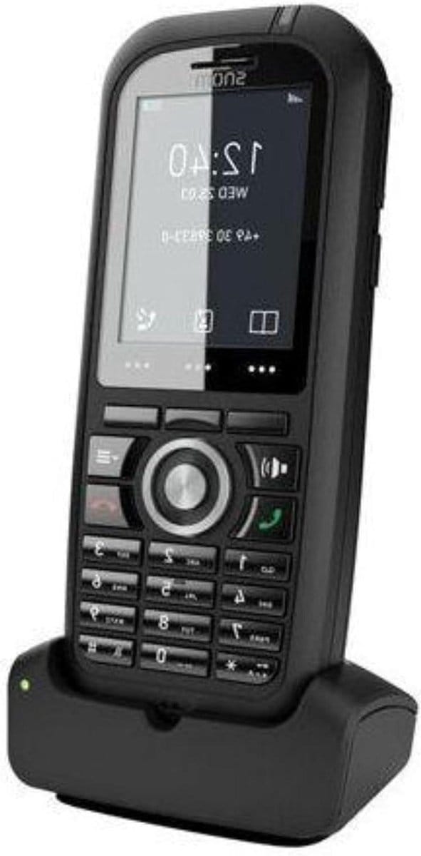 Robuuste DECT Handset - Draadloze Telefoon - Professionele Communicatie - IP65 Waterdicht - 400 Gram - Zwart