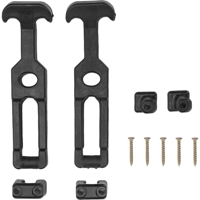 Flexibele Trekker Latch Rubber T-Handvat Haspel Trekker Latch voor Gereedschapskist Koelbox Technische Machine Kap black