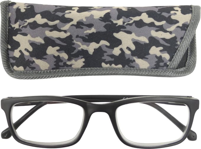 Lilly&June Leesbril Mat Zwart +3 - Met Bijpassend Etui