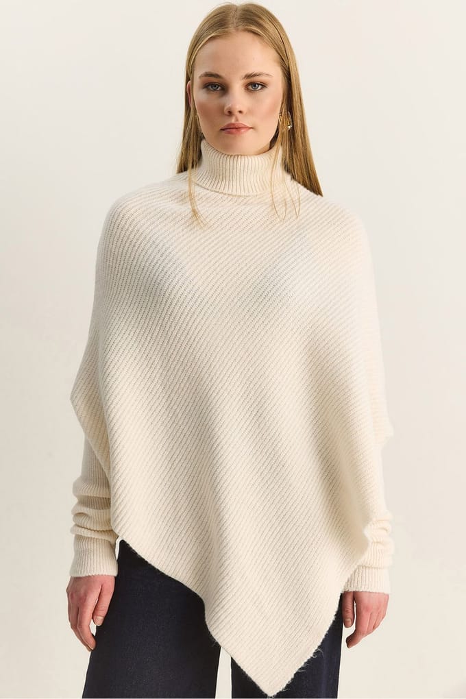 Oversized Coltrui met Ribbels