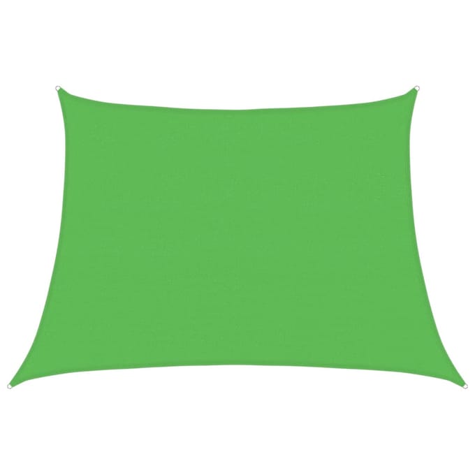 vidaXL Zonnezeil 160 g/m² 4/5x3 m HDPE lichtgroen