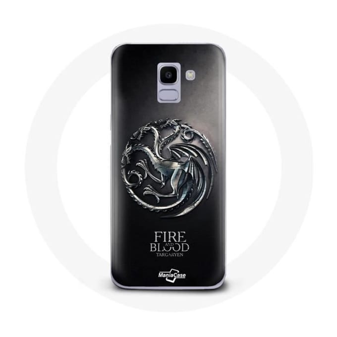Case voor Samsung Galaxy J6 2018 Game Of Thrones Targaryen van vuur en bloed