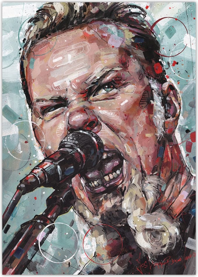 James Hetfield poster 29,7x42 cm (A3)