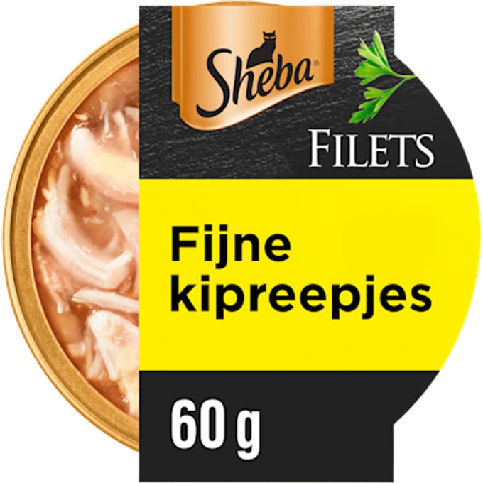 Sheba Filets Kipreepjes in Saus 60 gr - 1 kuipje