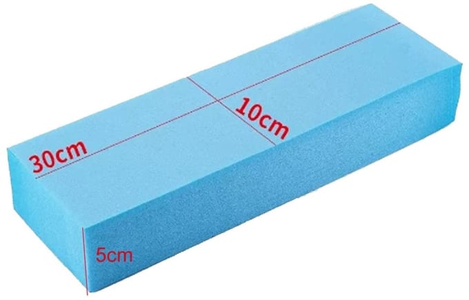 Schuimblokken - Modelleerblokken - Knutselprojecten - Veelzijdig rechthoekig - 30x10x5cm - Wit