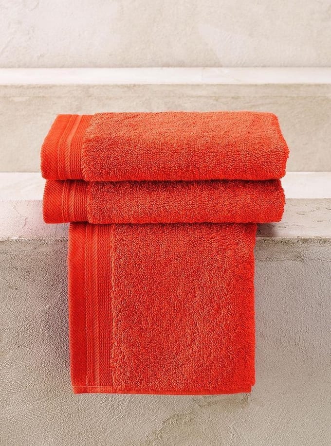 De Witte Lietaer gastendoek Excellence 40x60 burnt orange