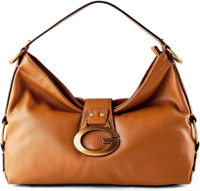 GUESS schoudertas Camden Shoulder Bag Cognac bruine