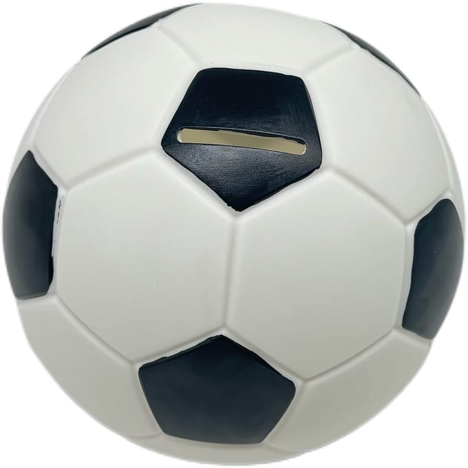 Spaarpot voetbal - Ø 15 cm - kind