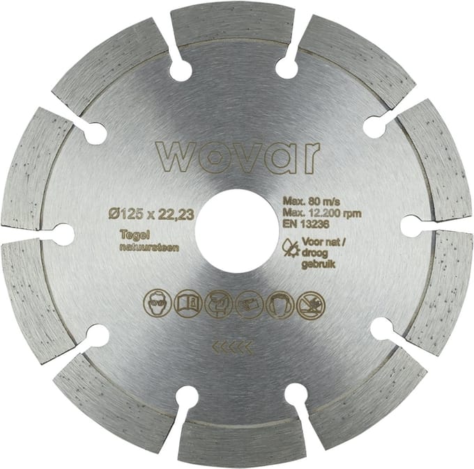Wovar Diamantschijf 125 x 22.23 mm Budget | Per Stuk