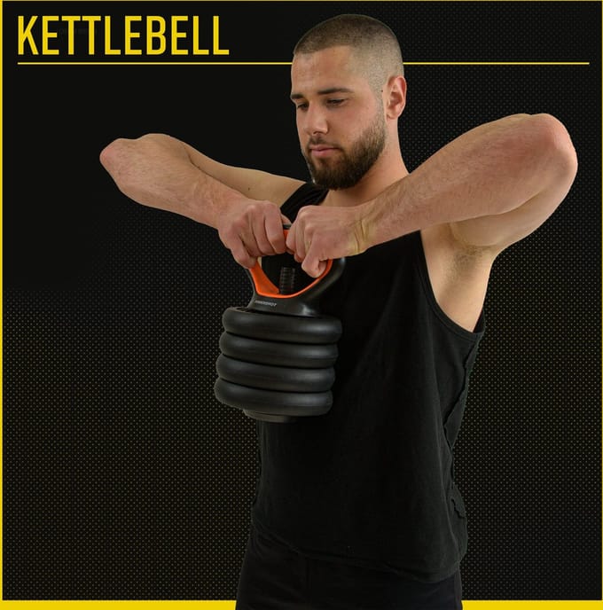 Complete bodybuildingset 15kg - De benodigdheden voor spieropbouw