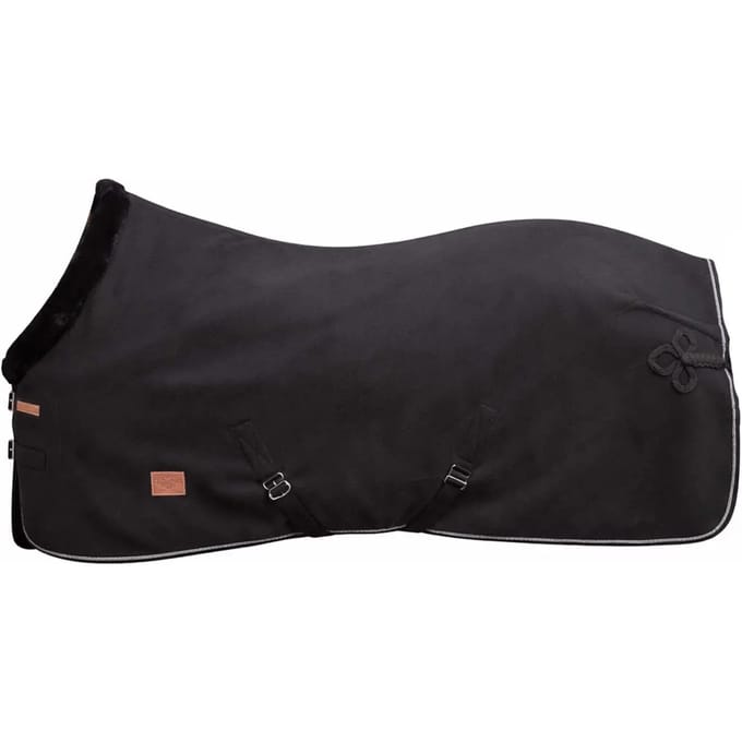 Diagonale fleece deken voor paard Paddock Sports