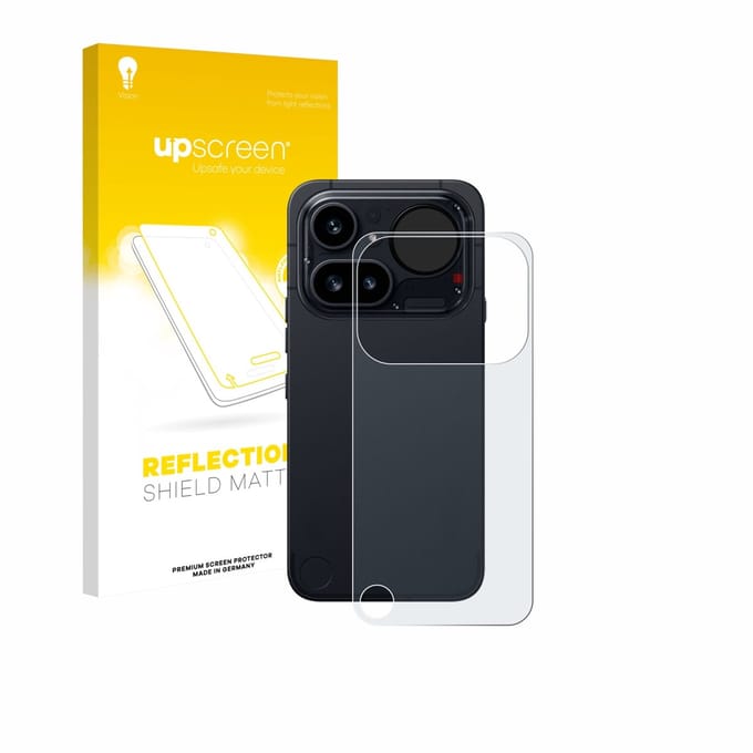 upscreen - Screenprotector voor Nothing Phone (4a) Pro (Achterkant) - Folie Beschermfolie anti glare matte