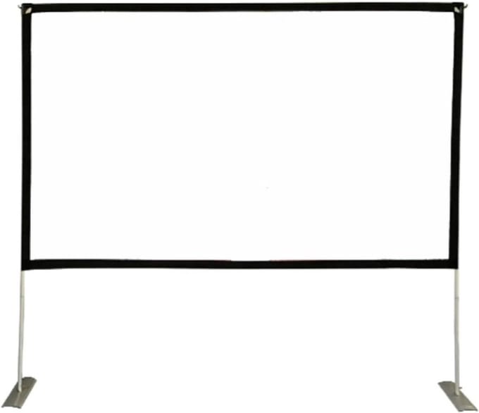 Projectiescherm - Filmscherm Beamer - Buitenfilms Kijken - Opvouwbaar Polyester - 100 inch 16:9 - Wit