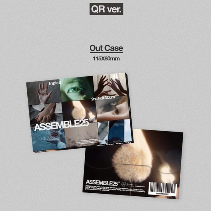 tripleS – Album complet [ASSEMBLE25] (QR ver.) 1PCS red