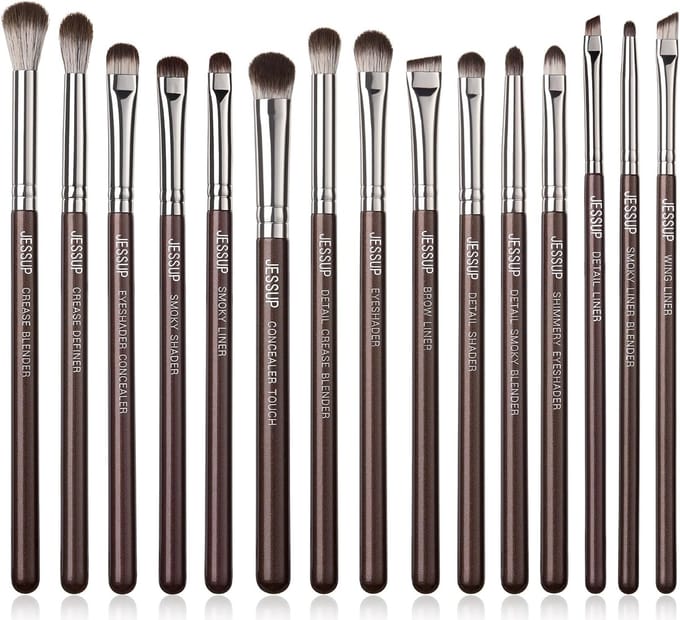 Professionele 15-delige Oogmake-upborstelset voor Perfecte Make-up
