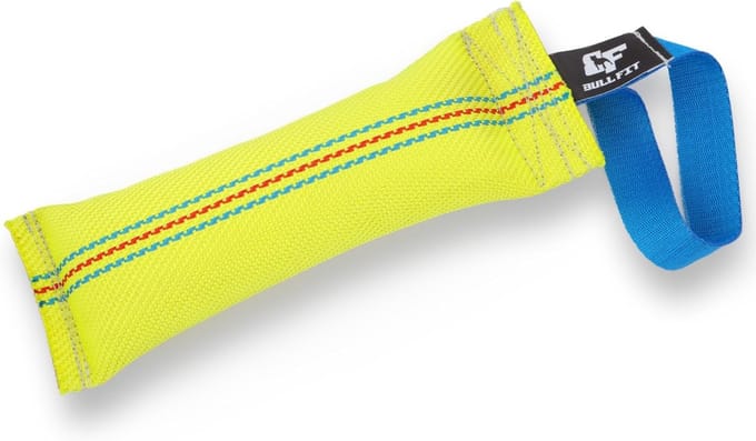 Trainings Dummy - Bijtworst Hond - Honden Training - Extra Duurzaam Materiaal - 30 cm Lang - Geel