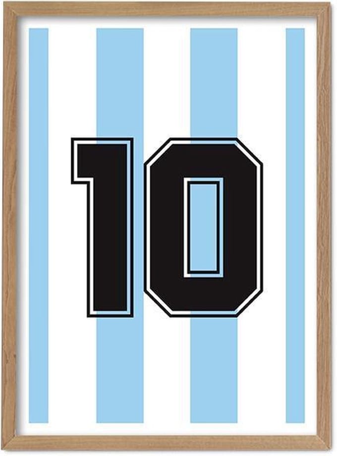 FC Kluif 'Maradona Messi' poster - Argentinië poster - 70 x 50 cm