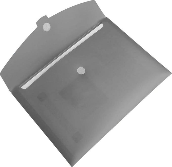 10x EXXO # 93468 – A4 Action Wallet – Dukumentenmap - Strapless Elastomap – Nite Zwart