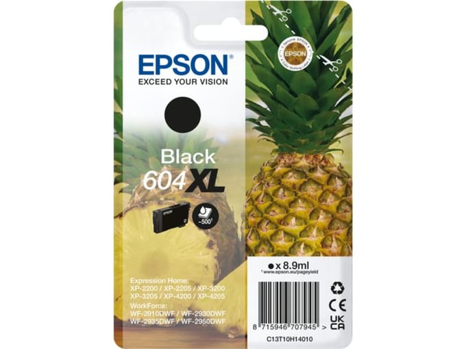 Epson Inktcartridge 604XL (C13T10H14010) Zwart Hoge capaciteit