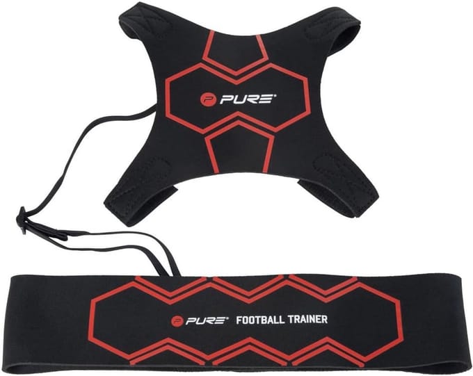 Voetbal Trainingstool Solo Schoot- en Pass Trainer - Verstelbaar Zwart/Rood