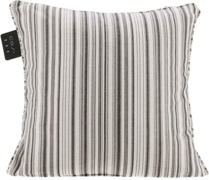 Cosi: Cosipillow Warmtekussen Striped 50x50cm Zwart - Wit