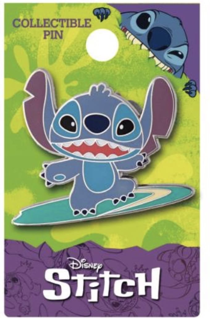 Lilo & Stitch Surfing Stitch Pin