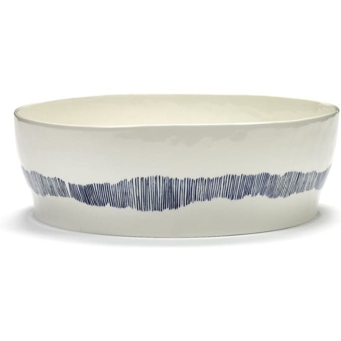 Serax Feast Slakom - wit / stripes blauw