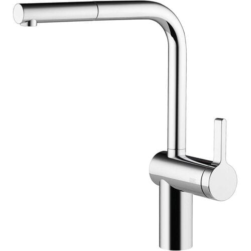 KWC LIVELLO Single lever sink mixer with pull-out spout, for concealed installation 10.231.103.000FLVMS