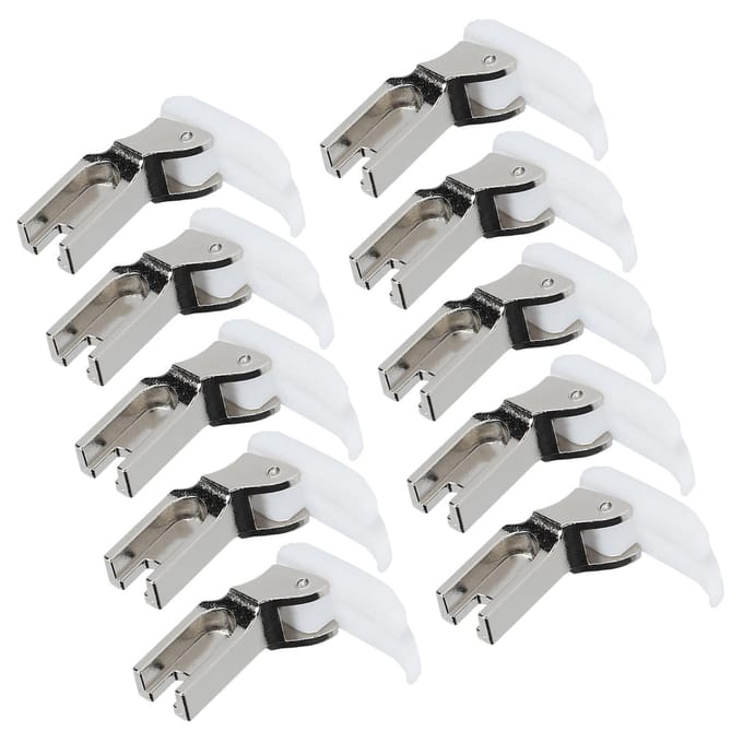 10 Stuks Persvoet Handwerkbenodigdheden Industriële Naaimachine Plastic Accessoires T350 white