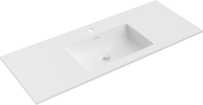 Mexen Otis inbouw wastafel 121 x 46,5 cm, wit mat - 25181201