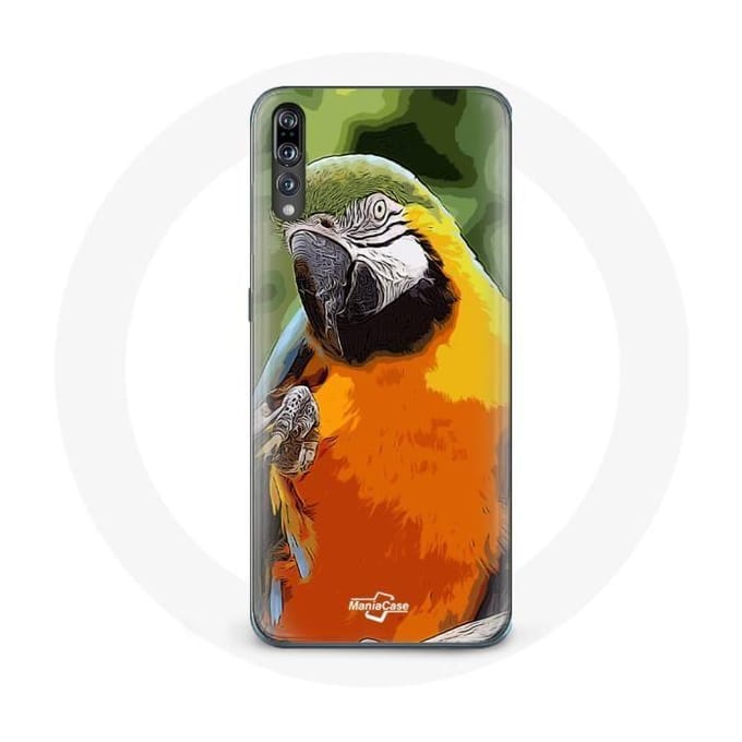 Hoesje voor Huawei P20 Macaws Parrot Oranje Groen