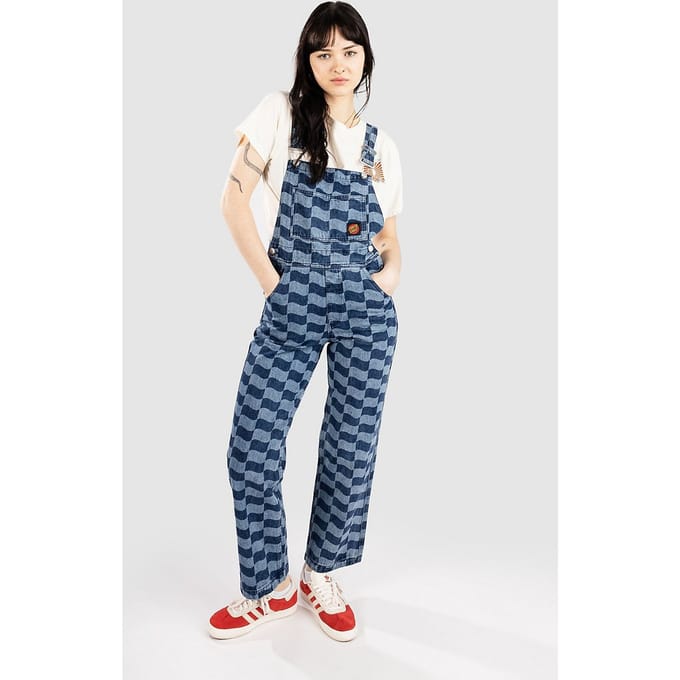 Santa Cruz Classic Label Denim Tuinbroek blauw