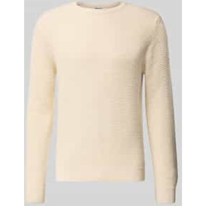 Gebreide pullover met structuurmotief