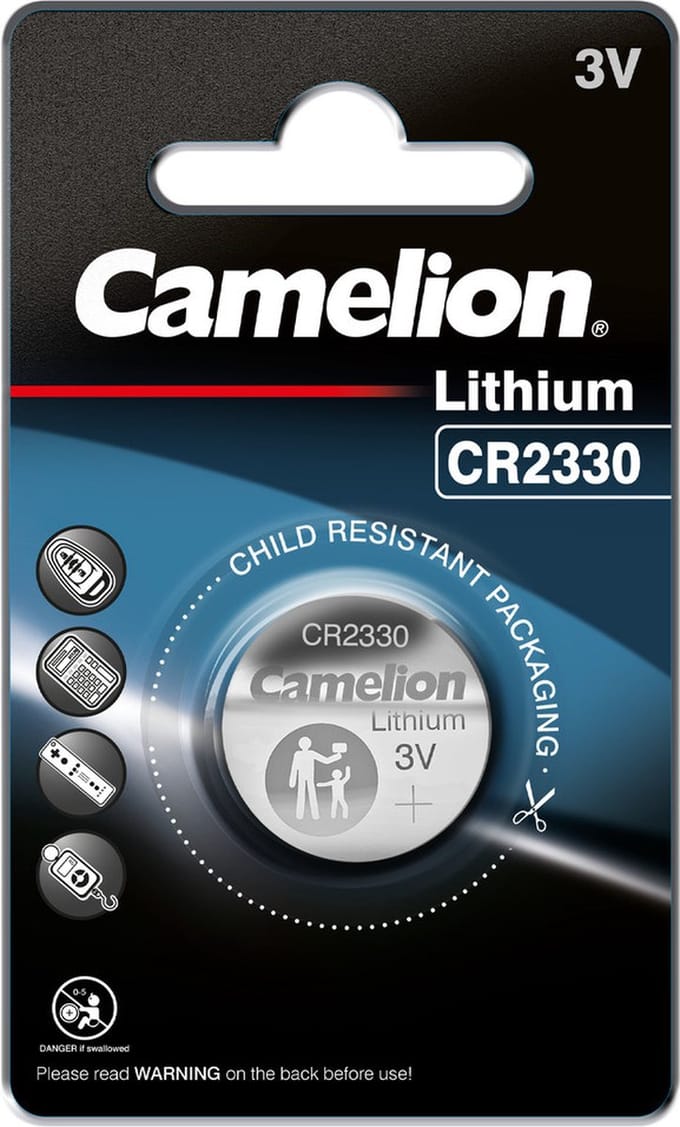 Camelion CR2330 Lithium Knoopcelbatterij – 3V – 1 Stuk