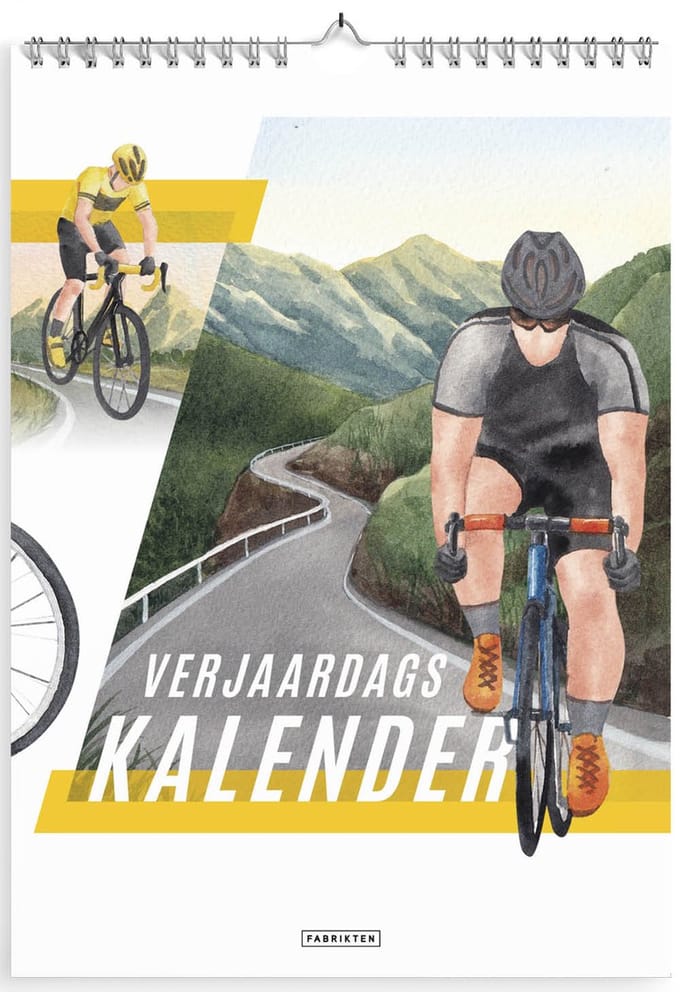 Fabrikten Verjaardagskalender Bicycle - A4 - Wielrennen