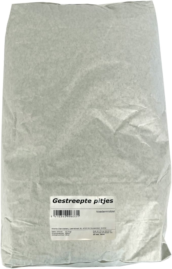Versele-Laga Zonnebloempitten Gestreept - Buitenvogelvoer - 12,5 kg