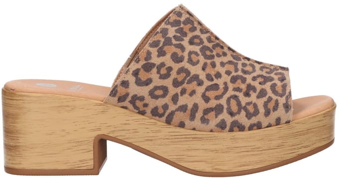La Strada Platform Sandaal Leopard Leer - Damesschoenen - Maat - 40