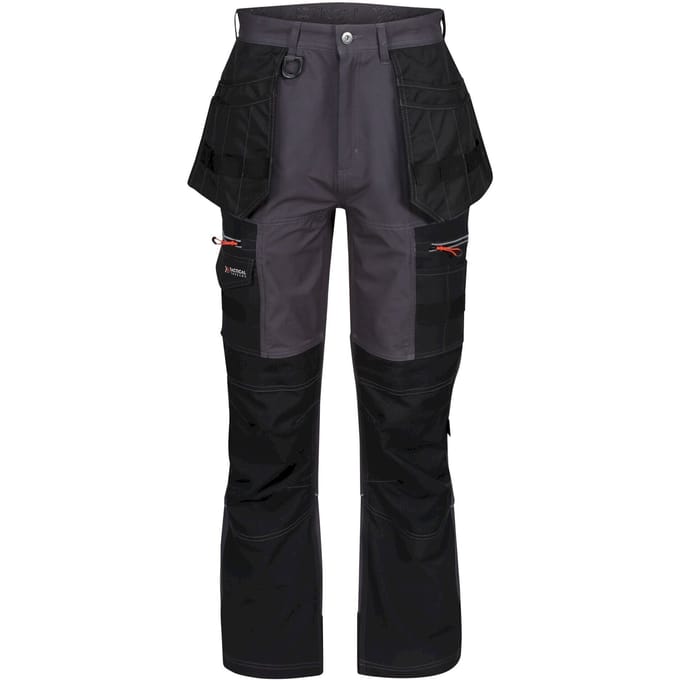 Regatta Heren Infiltrate Softshell Stretch Werkbroek (Strijkijzer/zwart)