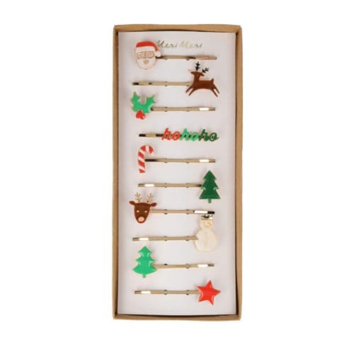 Meri meri kerst - haarschuifjes à 10 stuks