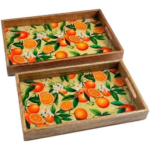 Schaaltjes en manden Signes Grimalt Oranje Trays 2U