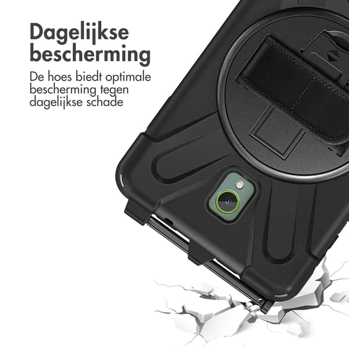 Accezz Full Protective backcover met strap voor de Samsung Galaxy Tab Active 5 - Zwart