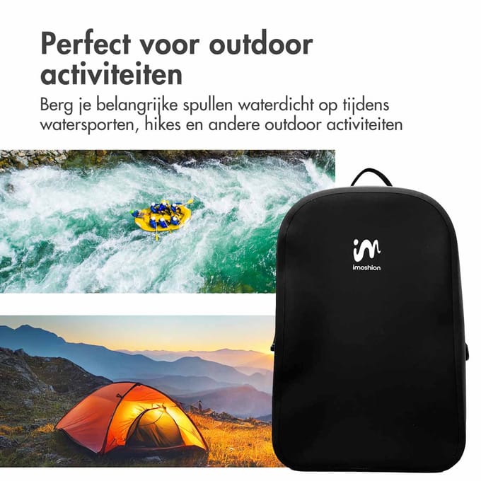imoshion Air-Tight Waterproof rugzak 20L - Large - Zwart