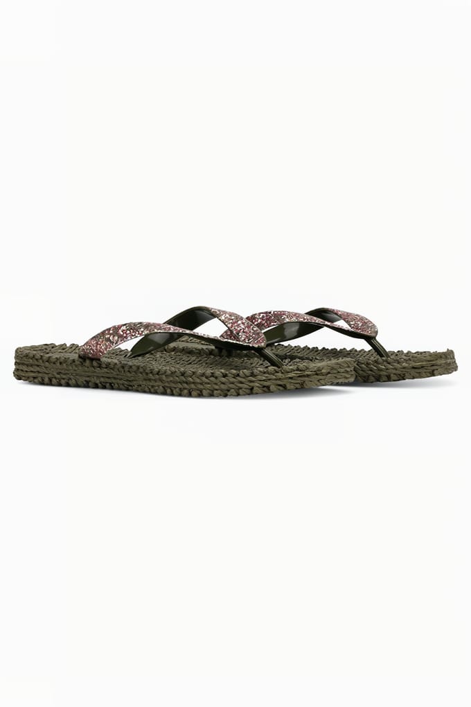 Ilse Jacobsen 10 Cheerful12h Flip Flops Army Größe: 36 | Flip-Flops Outlet | Damen | Grün