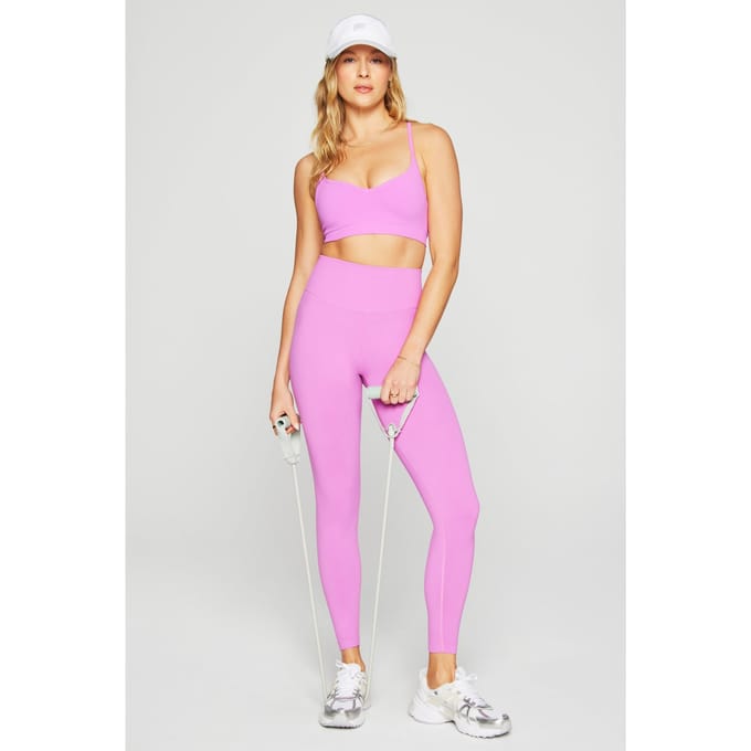 Fabletics Sleek Seamless High-waisted Legging Electric Orchid Größe: 3X REG | Sport-Leggings Outlet | Damen | Magenta