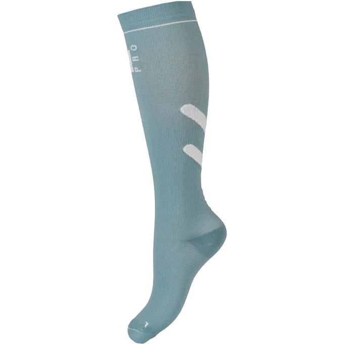 Compressie Paardrijsokken EQPRO Blue Reef - 31-34