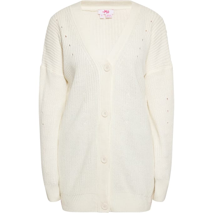 Mymo Oversized vest Dames wit