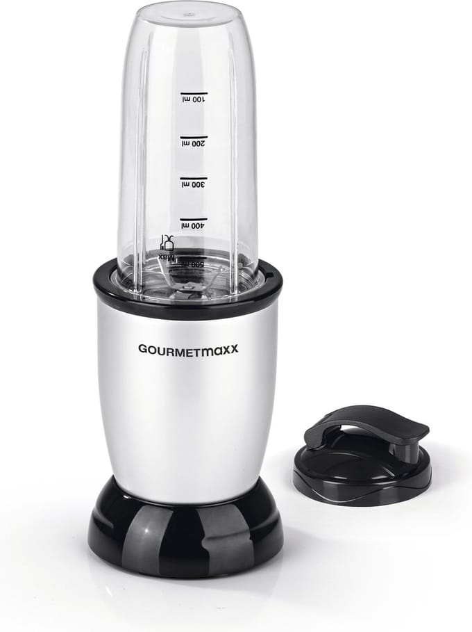 GOURMETmaxx Voedingsmixer - 4 st - zilver/zwart
