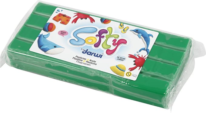 CC Softy Modelling Clay, green, 500 g/ 1 pack