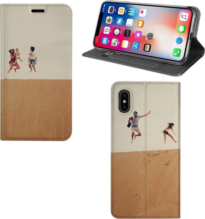Apple iPhone Xs Max Stand Case Hoesje Maken met Foto's