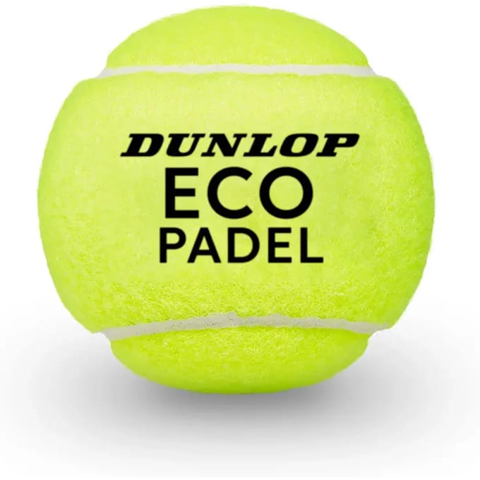 Tube van 3 padelballen Dunlop Eco